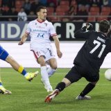 Benjamin Kololli ouvre le score KEYSTONE/CYRIL ZINGARO